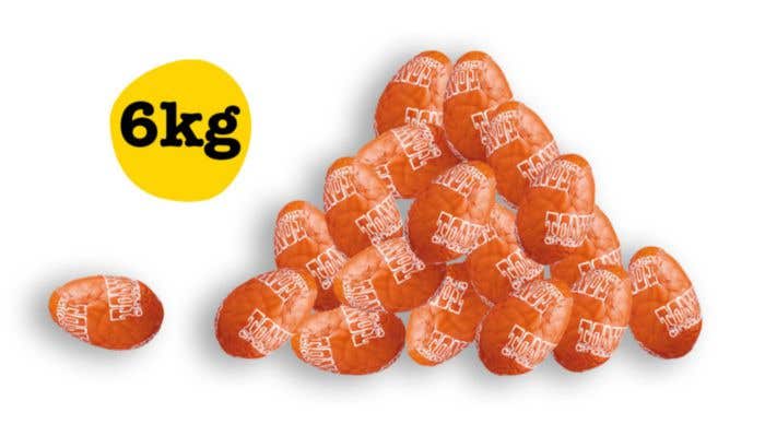 Oeufs de Pâques Bulk 6kg CARAMEL SEASALT Tony's Chocolonely