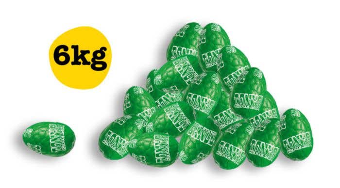 Oeufs de Pâques Bulk 6kg MILK HAZELNUT Tony's Chocolonely