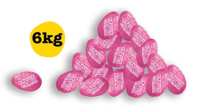 Tony's Chocolonely Pasen bulk eitjes Wit framboos KNETTER