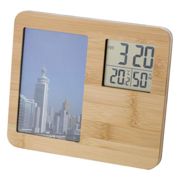 Station météo en bambou Colton