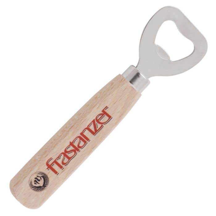 Wooden bottle opener