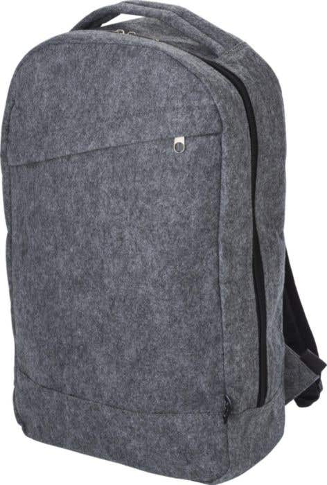 Rugzak Eleanor | 15 L | Gerecycleerd | Ritssluiting | Voorvak