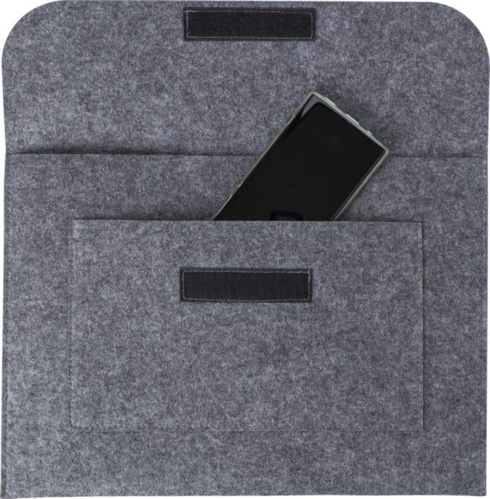 Pochette documents Riley | Feutre | Fermeture velcro