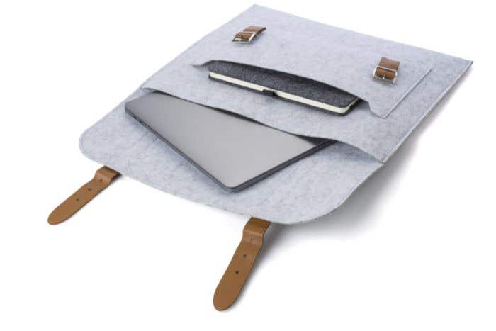 Porte-documents en feutre et rPET Amelia