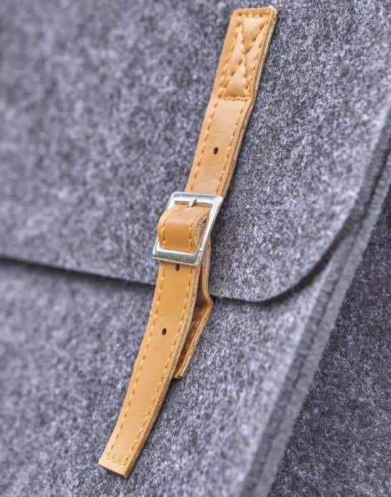 Porte-documents en feutre et rPET Amelia