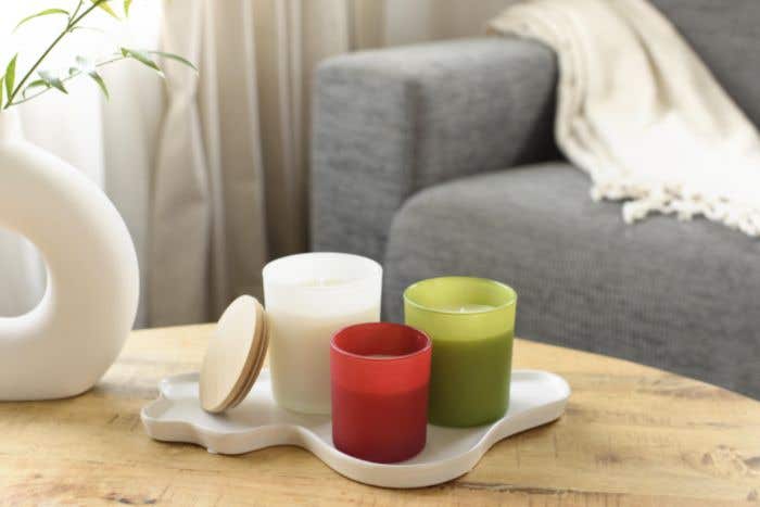Bougie verre Lucas