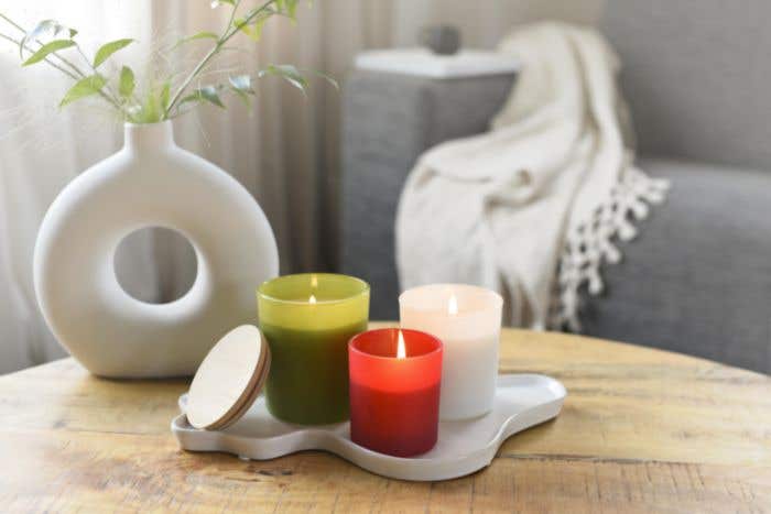 Bougie verre Lucas