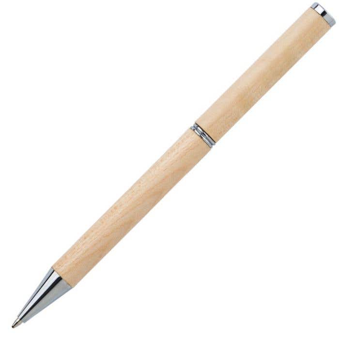 Stylo à bille en bois d’érable Lucienne