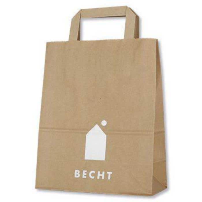 Paper shopping bag Flat handle 32 x 16 x 40 cm