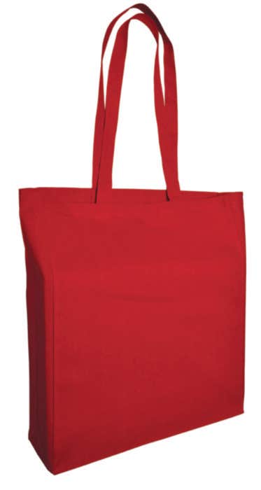 Sac cotton bag anse longue et soufflet