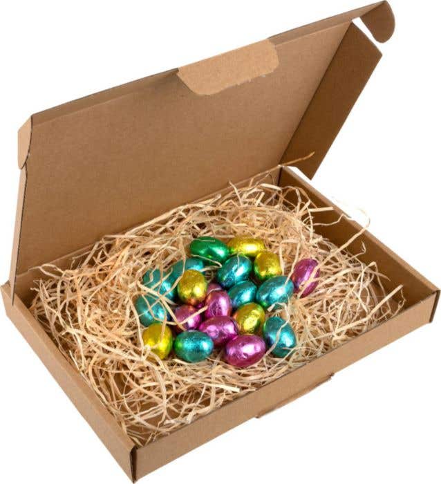 Boîte d'œufs de Pâques en forme de nid