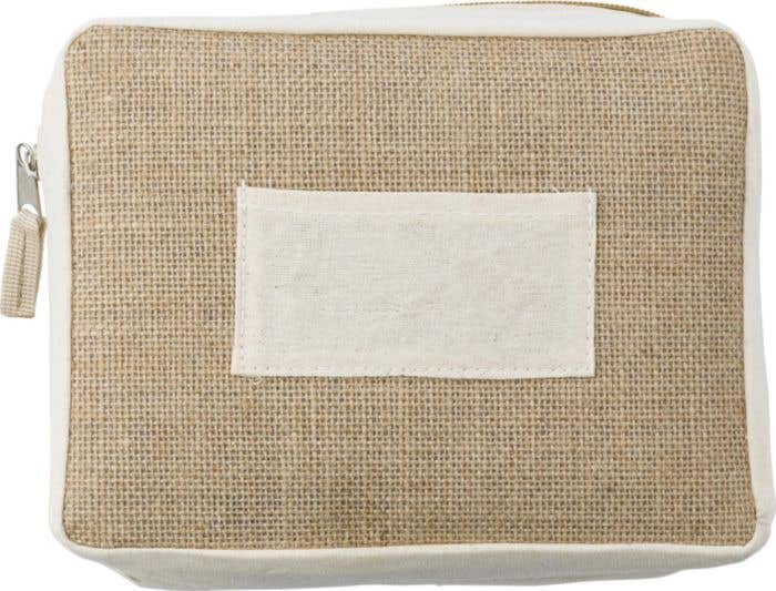 Trousse de toilette en toile de jute Julian
