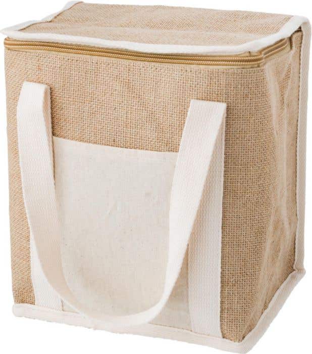 Sac à dos isotherme en toile de jute Raveena