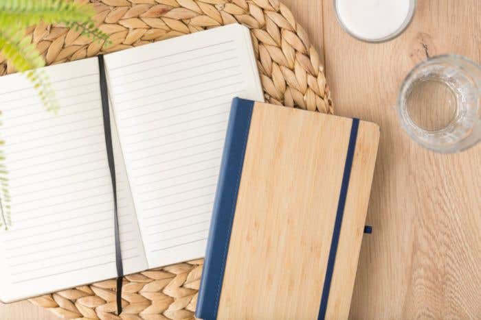 Carnet de notes en PU et bambou Dorita Original