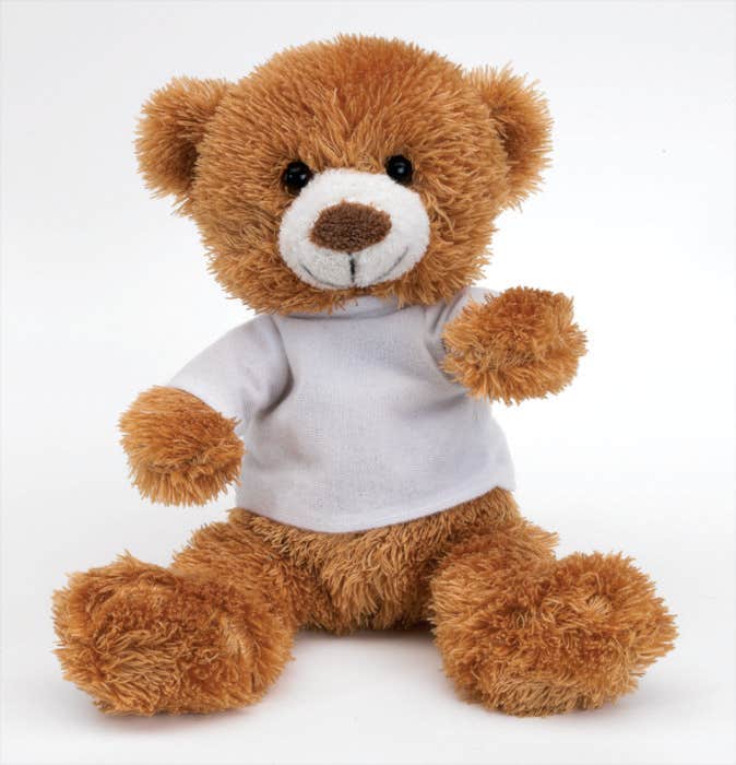 Plush bear "Alexander" in sitting position