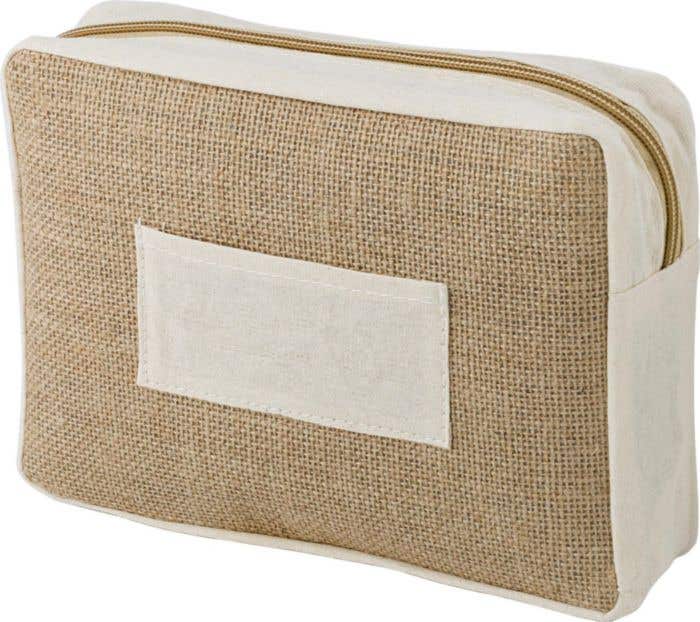 Trousse de toilette en toile de jute Julian