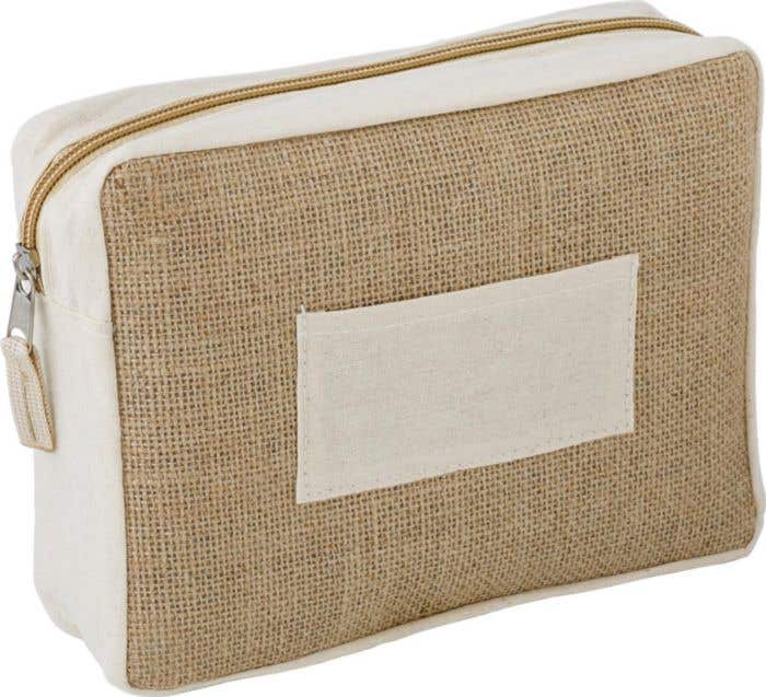Trousse de toilette en toile de jute Julian