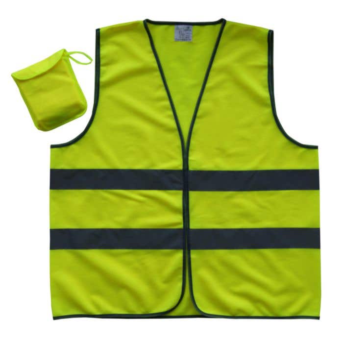 Gilet fluo pliable