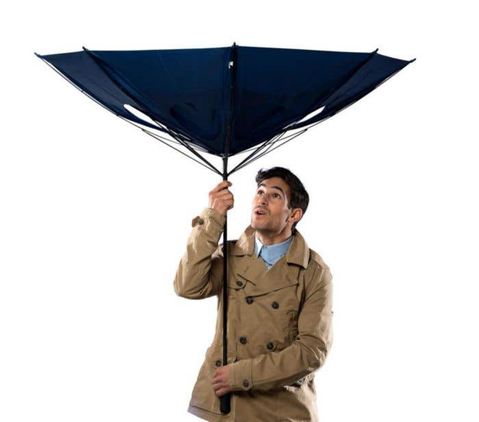 Parapluie anti-tempête