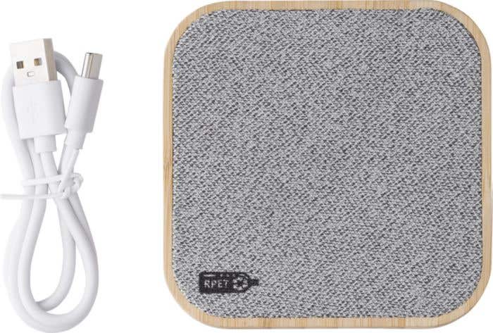 Chargeur rapide sans fil en bambou Moses [15 W]