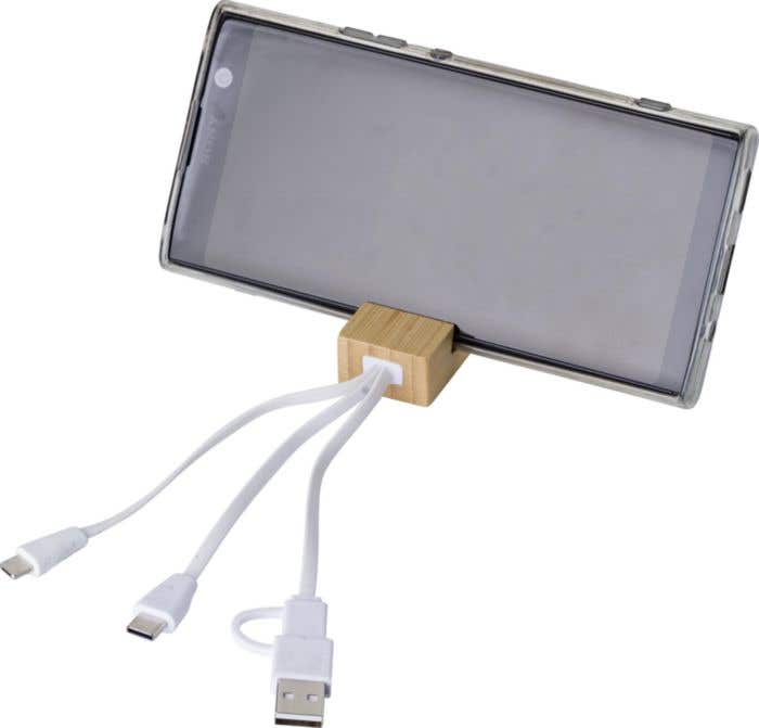 Porte-clés chargeur en bambou Sutton