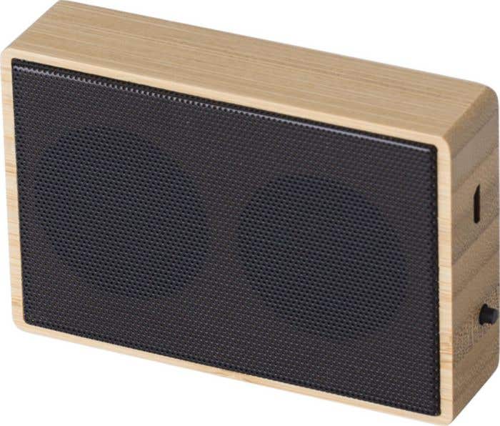 Enceinte sans fil en bambou Fox