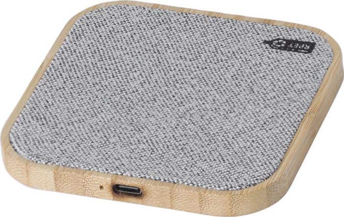 Chargeur rapide sans fil en bambou Moses [15 W]