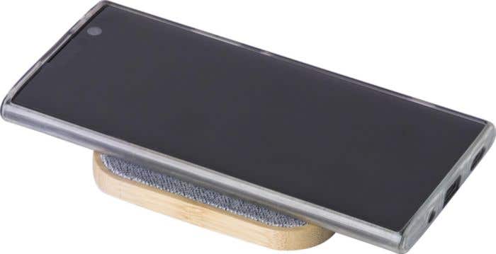 Chargeur rapide sans fil en bambou Moses [15 W]