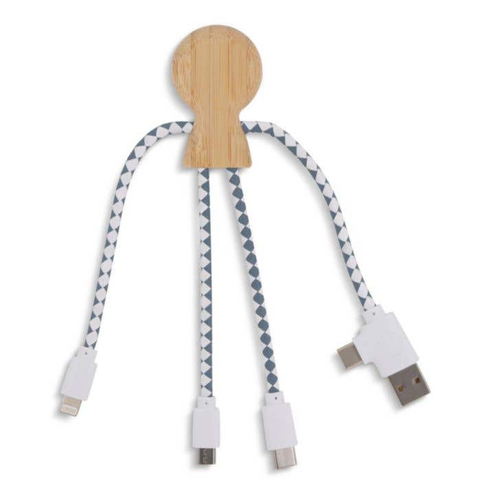 Câble de recharge Xoopar Mr. Bio Bambou