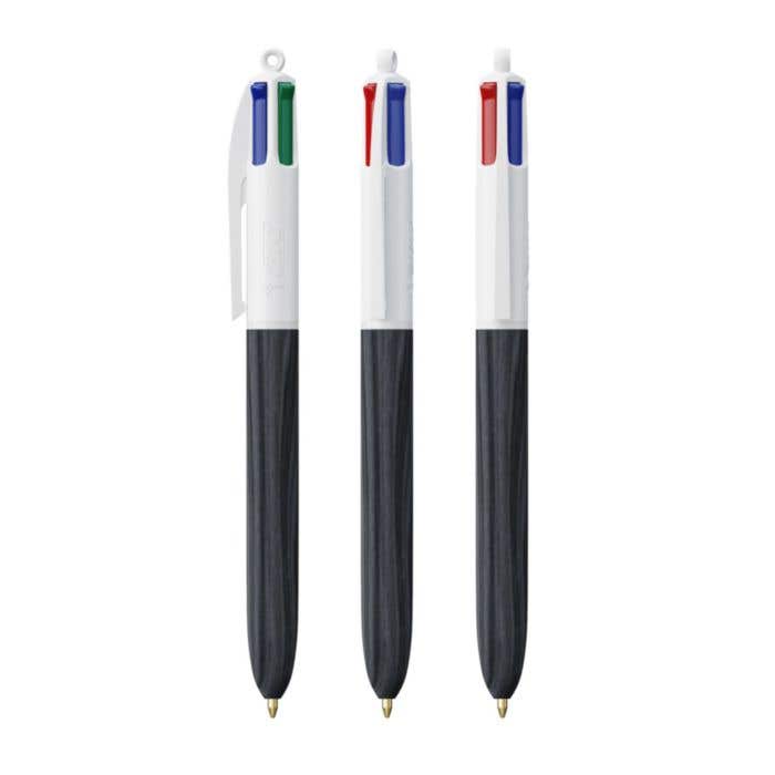 Stylo BIC® 4 Colours Wood Style