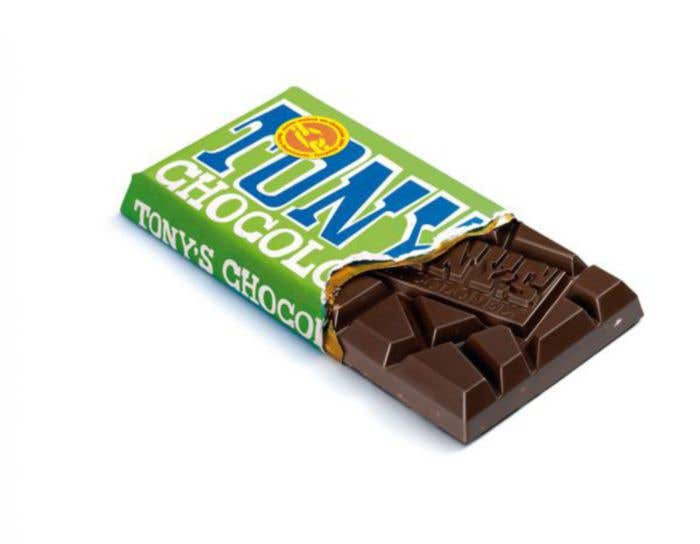Tony's Chocolonely chocolat noir 51% amande sel de mer [180 grammes]