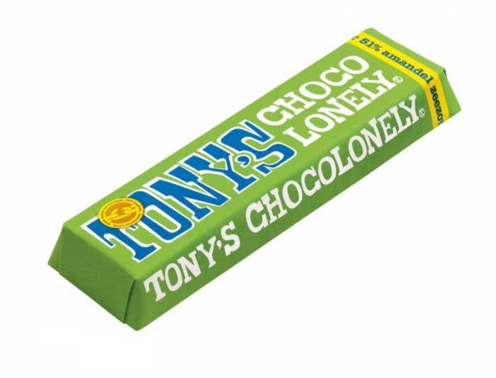 Tony's Chocolonely chocolat noir amandes sel de mer [47 grammes]