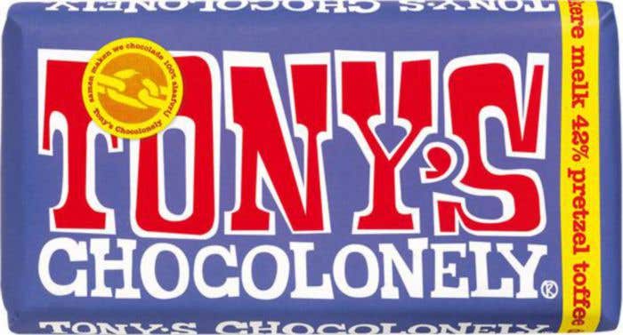 Tony's Chocolonely Lait noir bretzel caramel [180 grammes]