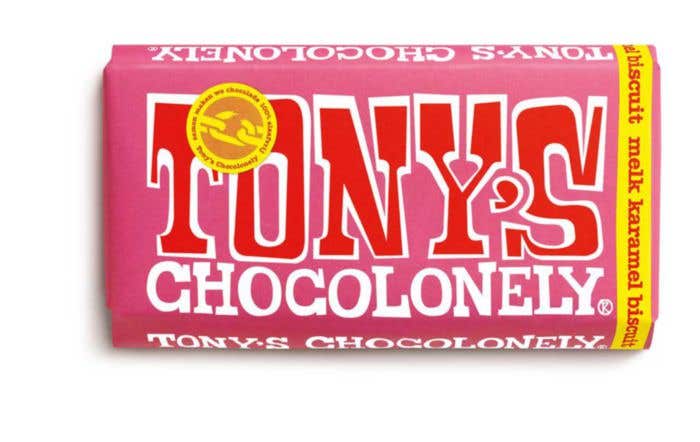 Tony's Chocolonely Lait caramel biscuit [180 grammes]