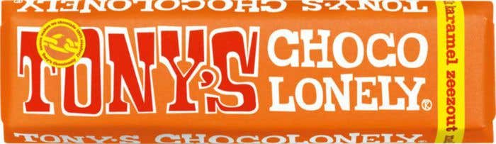 Tony's Chocolonely chocolat au lait caramel sel de mer [47 grammes]