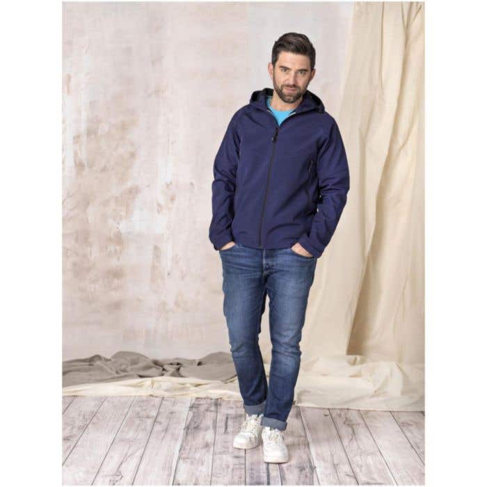 Veste softshell recyclée homme Coltan