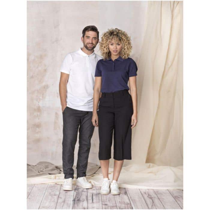 Polo Graphite bio GOTS manches courtes homme