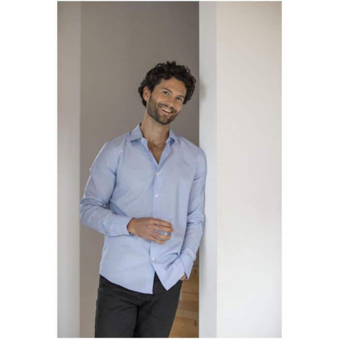 Chemise Cuprite certifiée GOTS à manches longues pour homme