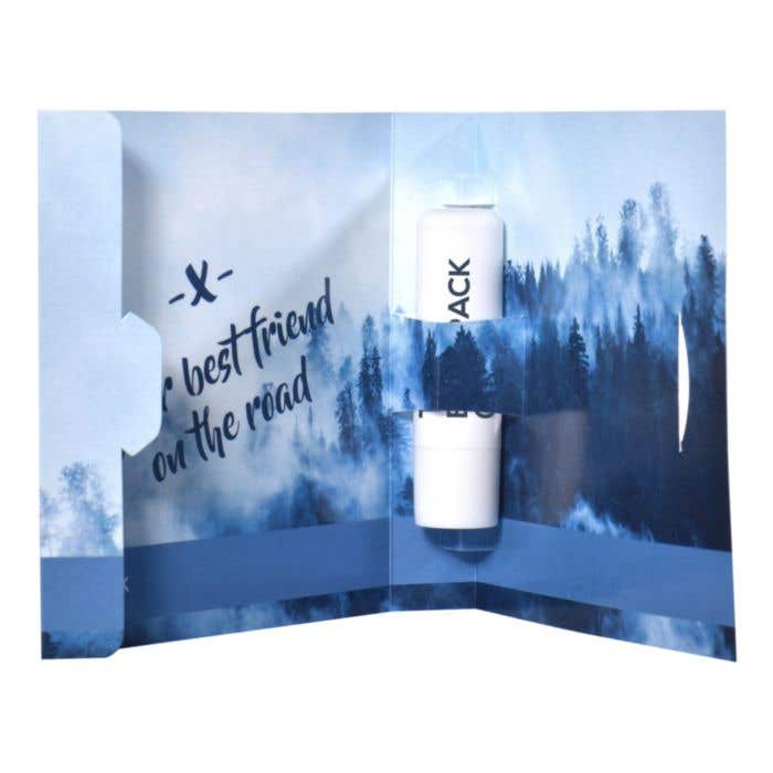 Carte d'échantillon Pub pour baume à lèvres