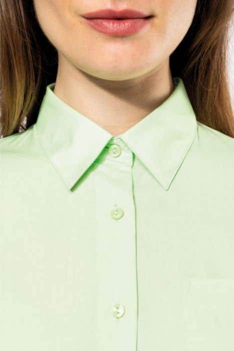 K549 Ladies' LS Easy Care Polycotton Poplin Shirt