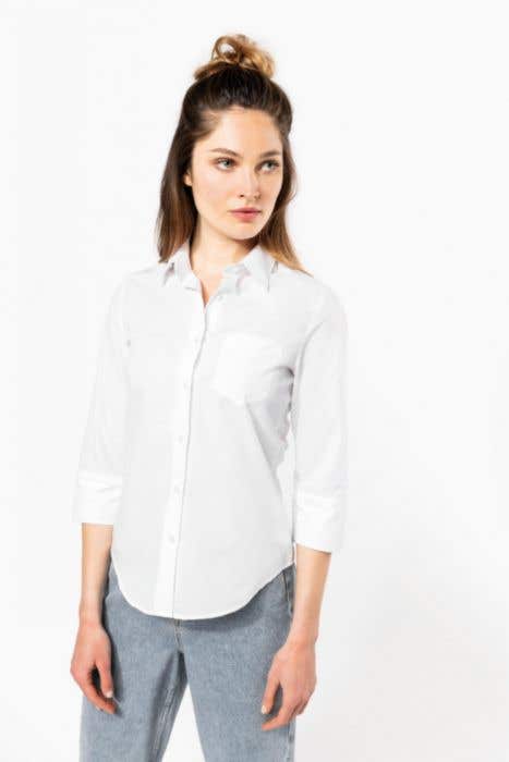 Kariban K558 Ladies' 3/4 Sleeve Shirt