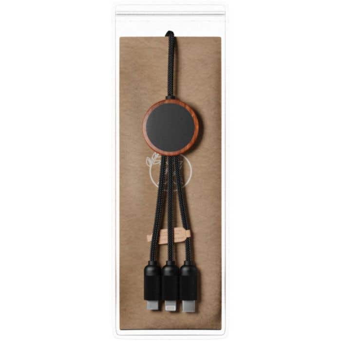 SCX.design RPET 5-In-1 Oplaadkabel Rond