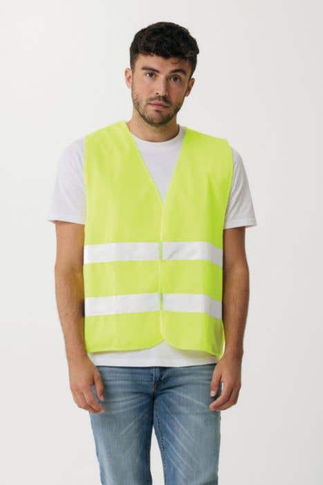Gilet haute visibilité de signalisation en rPET GRS