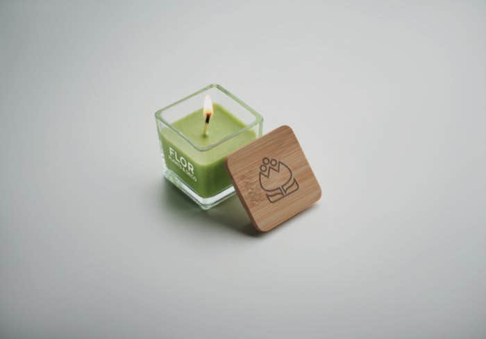 Squared fragranced candle 50gr Pila