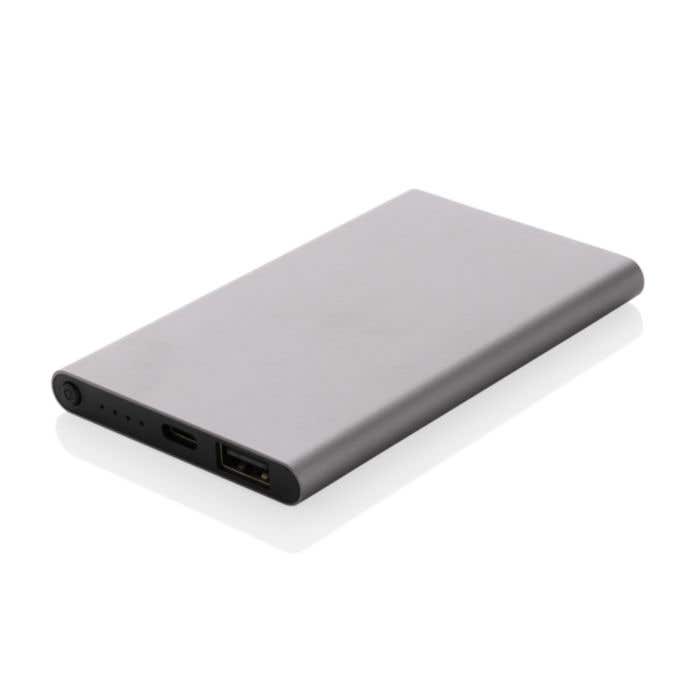 Gerecyclede Aluminium Powerbank Type-C [4000 mAh]