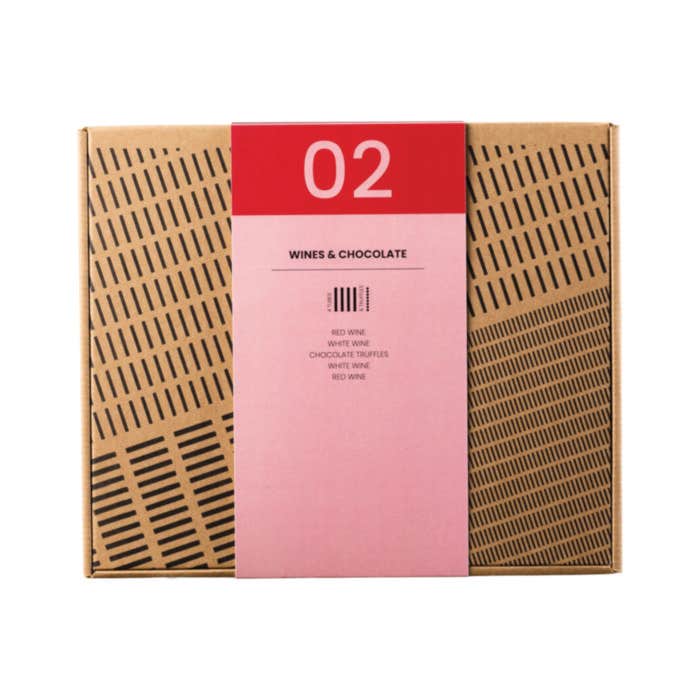 Tubes Coffret Cadeau Luxury Vin & Chocolat