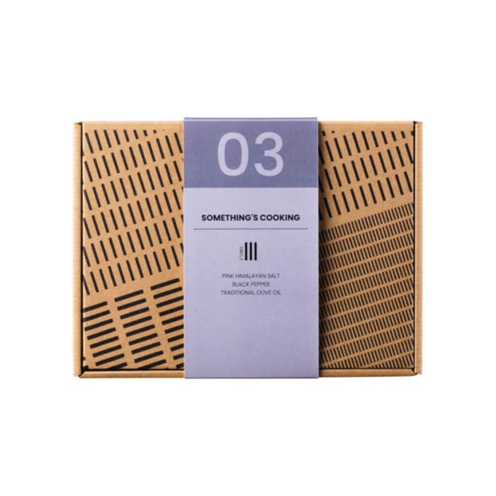 Boîte de cuisine 3 pièces "Something's cooking"