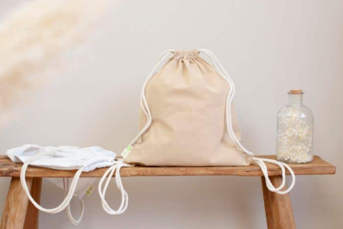 Sac à dos en coton recyclé Evadne