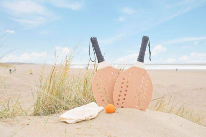 Set de tennis en bois de rose Peregrine