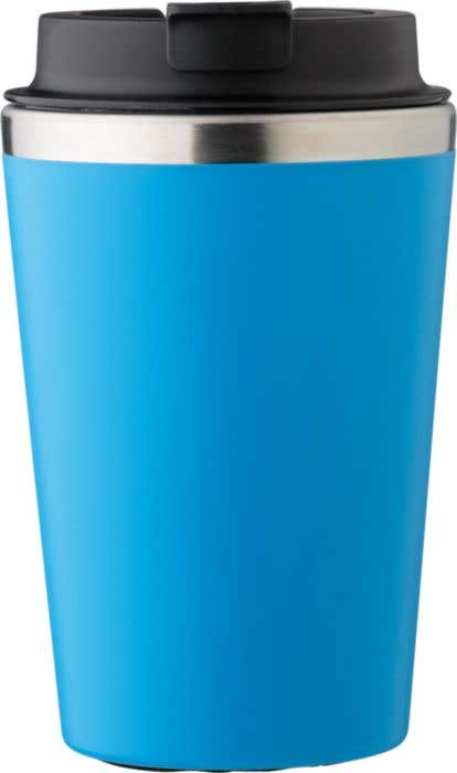 Reisbeker Everleigh | 350 ml | RVS | Dubbelwandig | Klikdeksel